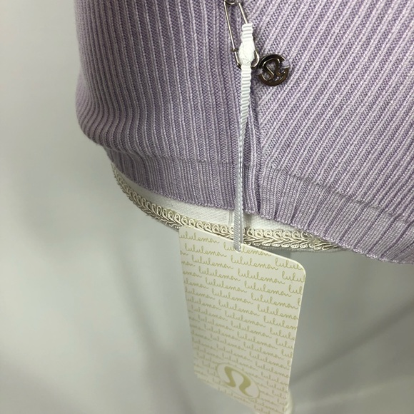 NWT Lululemon Wrap It Back Sweater Lilac Lavender - Picture 5 of 8